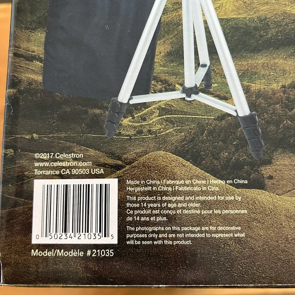 Celestron Travel Scope 70 Refractor Telescope 21035 Tripod Backpack Bundle